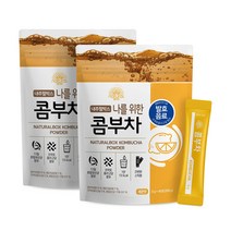 내추럴박스 _ 콤부차 레몬맛 5g x 40포 2개