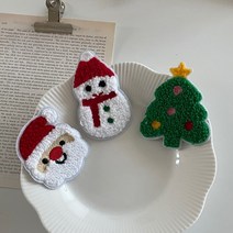 머리띠 산타 눈사람 뽀글이 만들기 diy 가방 옷핀 크리스마스 와펜 악세사리 펜던트, 옵션1_트리