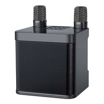 가정용 노래방 기계 차량용 이동식 반주기 블루투스, 검은색