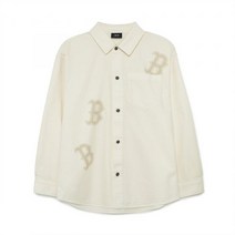 MLB 베이직 멀티 메가로고 데님셔츠 BOS (Mg.Cream)