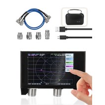 스펙트럼 분석기 주파수 안테나 소형 4 인치 3GHz SAA2N NanoVNA V2 네트워크 단파 HF VHF UHF, [01] Black