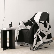 감성 캠핑 카페트 매트 블랭킷 모음, 180x230, 블랙 화이트 양면 블랭킷