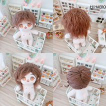 [의상증정]20cm 무속성 q라인 솜인형 피규어 면 목화솜 아이돌 인형, 20cm 골격판와, 캐러멜 짱구야 (옷 선물)