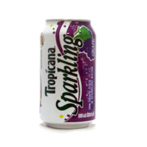 트로피카나 스파클링 포도 355ml, 2개