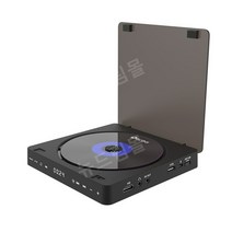 TV 연결 가능 미니 가정용 DVD 고화질 비디오 플레이어 VCD, 플러그인 버전 [TV 연결 가능], 검은색