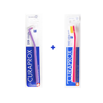 [큐라덴] 큐라프록스 칫솔 세트 CS1006 미세모 + CS5460 울트라 소프트, 5세트