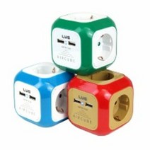 RT LUG-KSG-04U-1.5sq 3.0m 2포트 usb 멀티탭 아이언, 단품, 단품