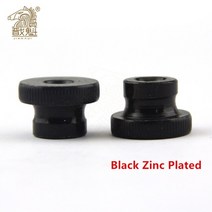 볼트 너트 나사 5pcs m3 m4 m5 m6 m8 m10 아연 도금 널링 썸 핸드, 흑색 아연 도금