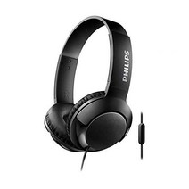 PHILIPS Bs+ 밀폐형 가성비 이어폰 SHL3075BK PC헤드폰 인강, 블랙