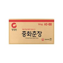 청정원 감칠맛 중화춘장 짜장 지함 대용량 업소용 식자재 별미 풍미 볶음밥소스 간단한요리 간편식 14kg, 47개
