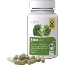 독일 Raab Vitalfood 브로콜리 추출물 영양제 90캡슐 비타민C, 1EA