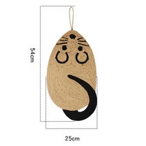 천연 사이잘 고양이 스크래처 보드 발톱 샤프닝 도구 네일 그라인딩 가구 소파 프로텍터 애완동물 공급 업체, 01 1, 01 Rat shape