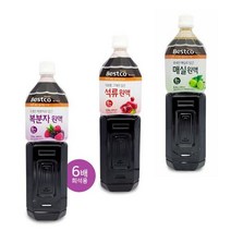 댕이몰 대상 복분자원액 석류원액 1.5L 6배, 복분자원액 1.5리터, 4개