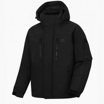 코오롱스포츠 남성 논퀼팅 고어텍스 중량 다운 패딩 JWJDW22261BLK