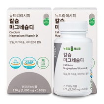 뉴트리레시피 칼슘마그네슘디 2병 (2개월분)