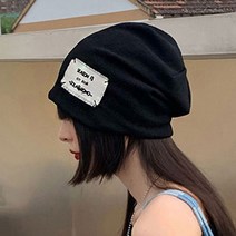 UNK 사계절 무지 숏 남자 외출 캡 린넨 빈티지 얇은 비니 홀가먼트 모자
