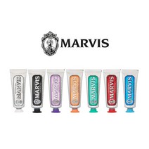 MARVIS 이탈리아 마비스 치약 미니 25ml, 아쿠아 25ml(파랑), 없음