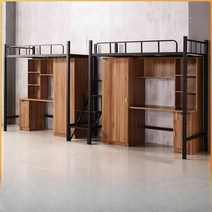 좁은방벙커침대 철제 자취 접이식 벙커침대 책상침대, 13.화이트싱글침대프레임90와이드