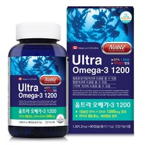 울트라 오메가-3 노블 캐나다 epa 1200 1 301.2mg x 90캡슐