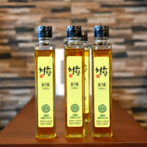 청유담 국산 들기름, 200ml, 1병