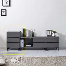토니아 18T LPM 400 3단서랍장 서랍장3단 수납장 협탁, 백색