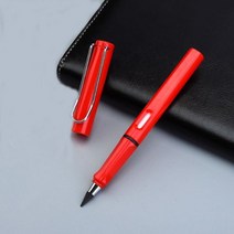 새로운 기술 다채로운 무제한 쓰기 영원한 연필 잉크 펜 없음 매직 그림 용품 참신한 선물 문구 116370, 빨간색