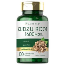 Carlyle 칡뿌리 추출물 캡슐 칼라일 Kudzu Root 1600mg 100캡슐