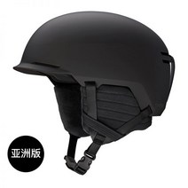 SMITH 스키 헬멧 MIPS 싱글 보드 더블 브림 남성 성인 여성 Smith SCOUT 아시아 버전, 특대, 검은색