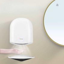 핸드드라이어 손 건조기 호텔 욕실 벽걸이 에어 타올, 그린x 물받이