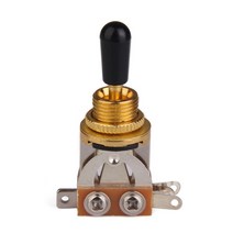 악기 도구 3 웨이 기타 셀렉터 픽업 토글 스위치 Les Paul 용 팁 캡 포함 액세스, 04 Gold