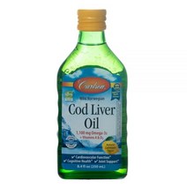칼슨 노르웨이 대구 간유 레몬 8.4 fl oz