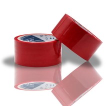 삼우 박스테이프 테이프 인쇄테이프 컬러테이프, 35. 중포장(GOLD) 80M-빨강색 1BOX, 20개