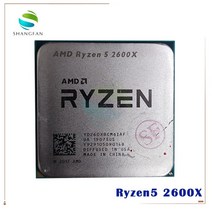 파워딜 AMD Ryzen 5 2600X 3.6 GHz 6 코어 12 스레드 95W CPU 프로세서 YD260XBCM6IAF 소켓 AM4, 한개옵션0