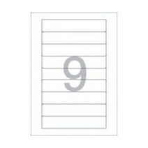 [오피스디포] 화일인덱스용 라벨(LQ-3624 20매 9칸 폼텍), 상세 설명 참조