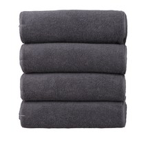 수건1번지 국산 고급 면 카페행주 물수건 45g 30*31cm 10매, 1set, 회색