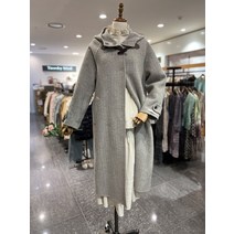 써스데이아일랜드 핸드메이드 헤링본 후드 롱 코트(T228ACT536W)(1272156)