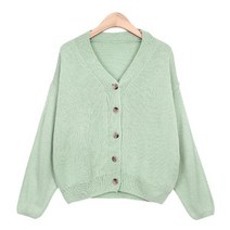 스콰즈 가디건 SBLT051 6COLOR 여성 오버핏 베이직 니트 아우터검정 노란 브라운 초록 베이지 그레이 핑크 색 기본가디건 여자가디건 여성가디건 니트가디건 여