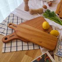 아트박스/홀린 Holin 마호가니 원목 도마 스퀘어+롱스퀘어 SET