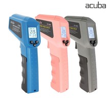 아쿠바 적외선 온도계 CS-304 백라이트 레이저포인트, 그레이, 1개