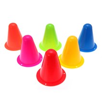 칼라콘 미니 8cm 트레이닝 미니콘 용품 체육 라바콘, 레드