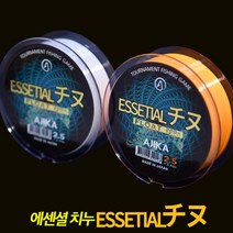 아지카 에센셜 지누 8중공사 플로팅원줄200m 오렌지 감성돔 벵에돔원줄 참돔원줄, 4호