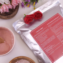 닥터솔 딸기 모델링팩 1kg 의사가 만든 나이아신아마이드 고무팩 1kg 콜라겐 미백 벌크