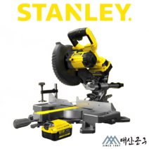 스탠리 SCM701M2K 7인치 충전 슬라이딩 각도절단기, 1개