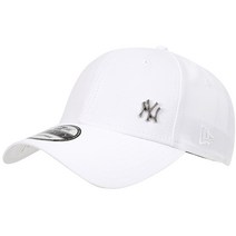 뉴에라 MLB 일상모자 야구모자 FLAWLESS 9FORTY 로고 베이직 뉴욕 양키스 올화이트 볼캡, 상세설명참조, OSFA