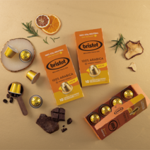 미슐랭 브리스토트 네스프레소 호환 캡슐커피 4종 (아라비카 룽고 크레모소 디카페인), 브리스토트 아라비카(10캡슐), 1개