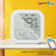IOT 스마트홈 와이파이 무선 Tuya 디지털 LCD 디스플레이가 있는 스마트 지그비 온도 및 센서 실내 감지기, 01 1pcs, 01 1pcs