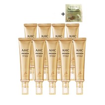최신상 시즌 11 AHC 프리미어 앰플 인 콜라겐T4 아이크림 40ml + 실크테라피 샘플 증정, 9개
