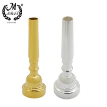 트럼펫마우스피스 M MBAT Meg 5C 사이즈 트럼펫 마우스 피스 전문 황동 골든 실버 액세서리 악기 피팅, [01] Golden 5C