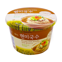 두레생협 현미국수(용기)(92gx6개) 1박스 두레생협/쌀국수/현미국수/용기/국수, 6개