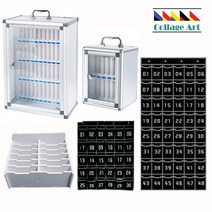 지지샵 핸드폰 휴대폰 보관함 수거함 신분증 보관 다용도 정리함, 스탠드형 24구